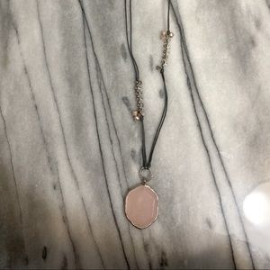 Silpada Pink Soapstone Necklace
